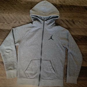 grey jordan sweater